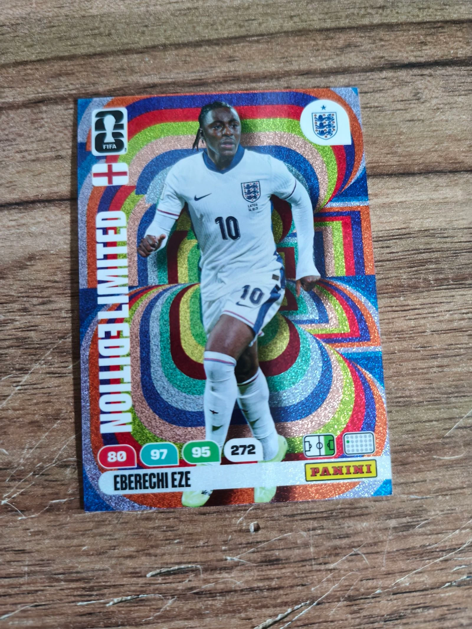 Carte de foot panini CDM eze édition limitée 